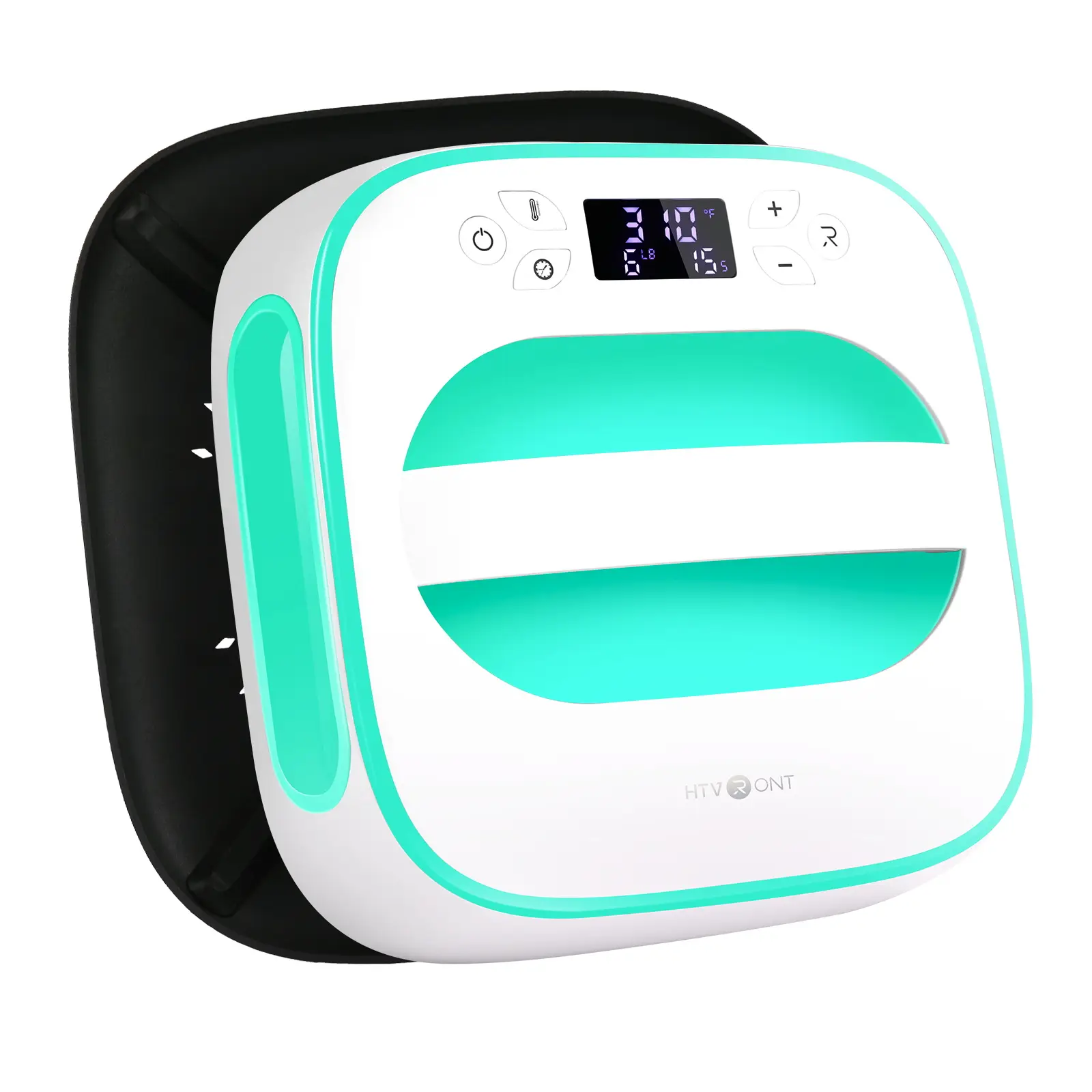 HTVRONT Heat Press Machine 10"x10", Pressure display, Portable Heat Press for T-Shirts, Iron Press for Sublimation and HTV Vinyl Shirt Press Machine f