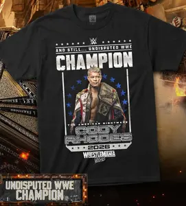 [WWE]Cody Rhodes WrestleMania 42 Winner T-Shirt , Retro WWE Graphics Tee, Wrestling Shirt, Gift For Fan , For Men And Women