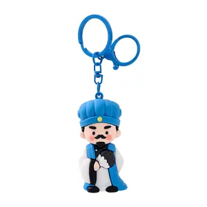 Q Version Keychain Pendant Historical Celebrity Series Car Keychain Pendant Accessories