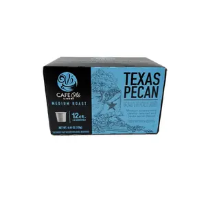 Cafe Ole HEB Texas Pecan Coffee K-Cups 12 Count Box