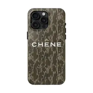Chene Bottomland Camo Glossy Themed Phone Case Premium Matte Texture, Protection, Shockproof, Anti-Drop, Anti-Fingerprint For IPhone 17-12, Pro Max, Pro Plus, and Samsung S25-22 Protection Safety