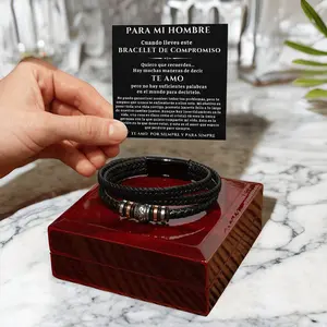 Para Mi Hombre, Barcelet De Compromiso, Bracelet for my Man, Gift for him, Birthday, Man Bracelet Gift, Graduation Gift, Husband, Boyfriend, Lover
