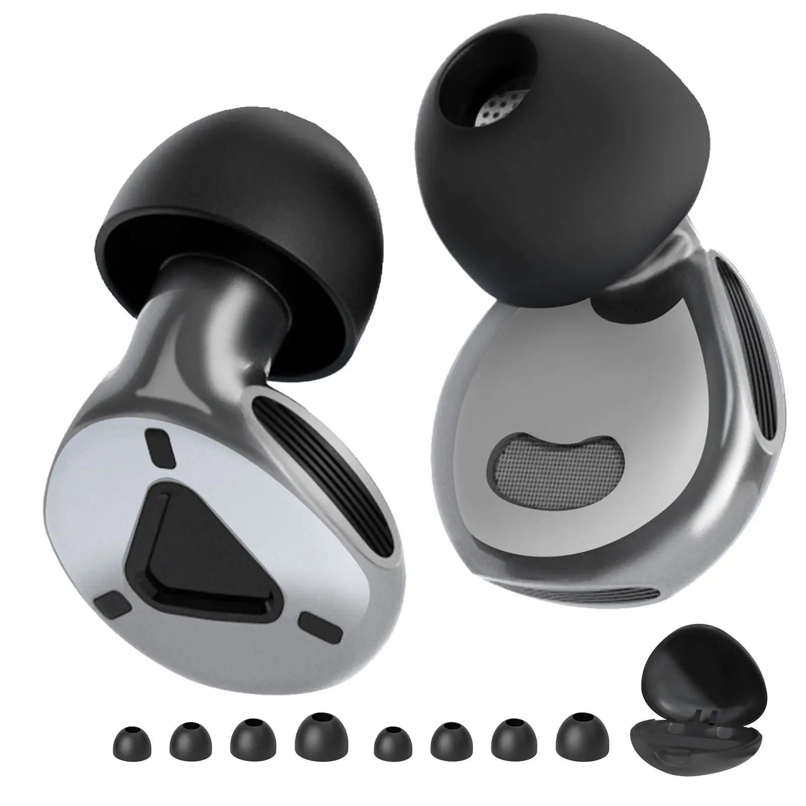 Stress Relief Button Earplugs, Office Sleep Noise Reduction, Super Soundproofing, High-Quality Comfortable Fit, Essential Hearing Protection, Attached Earplugs