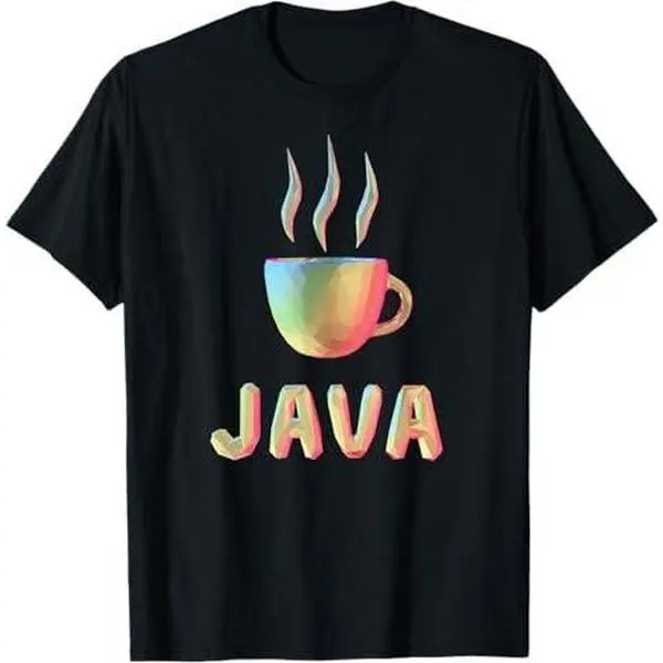 Rainbow Cup of Coffee Java T-shirt