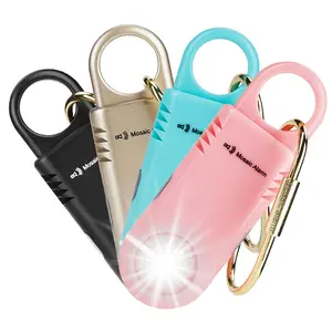 Mosaic Alarm Personal Safety Alarm for Women – USB-C Rechargeable with Ultra-Long Battery Life, Anti-Slip Design, Built-in 135dB Loud Siren & Strobe Warning Light, Keychain Included, Multiple Colors Available, Ideal Gift for Women, College Students & Kids