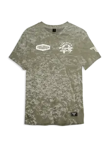 Logo Bomb Acid Wash T-Shirt - Green