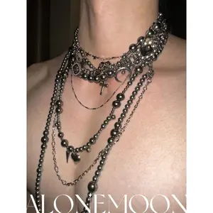 Original Heavy Industry Titanium Steel Body Chain Jeans Body Clothing Accessories Necklace Same Style for Men and Women