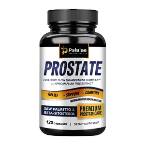 Pslaae Dietary Supplement — Beta-Sitosterol, Nettle, and African Plum Tree Extracts — Nutritional Support — 120 Capsules