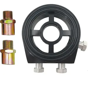 M20 X 1.5 Oil Filter Sandwich Plate Thread Adapter, Universal Oil Filter Thread Adapter With 1/8" NPT Oil Pressure Gauge Filter