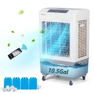 [FLASH SALE | ROVSUN ] 10.5 Gal Portable Evaporative Air Cooler with Remote Control