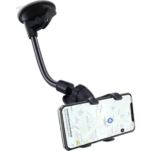 Phone Holders for Your : Windshield Phone Mount with Long Arm, 360? Rotation  Suction Cell Phone  Mount, Anti-Shake Stabilizer for , ,  Smartphones