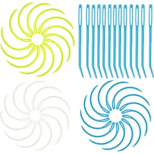 80PCS Plastic Yarn Needles Large Eye Blunt Tapestry Needles Crochet Projects Needles Bulk Safety Blunt Needles for Yarn (80)
