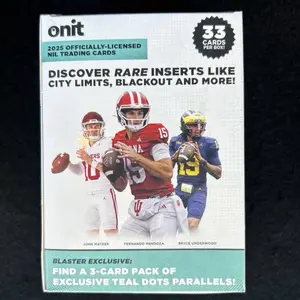 New 2025 Onit College Football Blaster Box Sealed Mendoza, Smith, Underwood