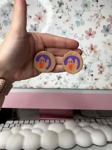 Pillsbury Ghost Cookie Earrings