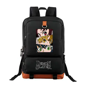 Demon Slayer Trendy Youth Backpack – Travel & School Bag,Laptop Backpack  Perfect for Commuting, Camping & Daily Use, Durable Large-Capacity Design, Best Gift for Boys & Girls 11.4''*18.1''