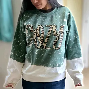 Leopard Cozy Bleached Sweatshirt