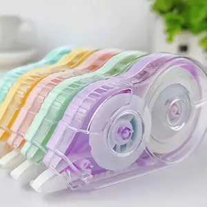 5-Pack Large Capacity Ultra-Thin Correction Tape Set, Multiple Colors Available, Smooth Pull, Strong Coverage, Clear Writing, Portable Design