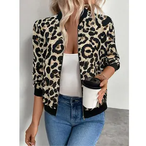 Bomber Jackets   Lightweight   Zipper Closure   Long Sleeve   Casual Style