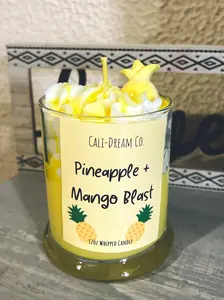 Pineapple Mango whipped candle Pineapple Mango whipped candle