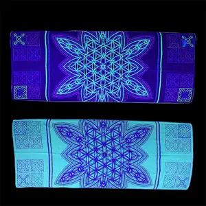 Flower Geometric Pashmina (UV Reactive)
