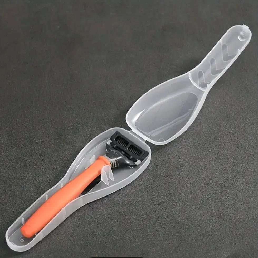 Razor Travel Case Clear Plastic for Storage and Travel