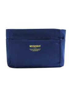 Tote Zipper Canvas Bag, Medium Size Dupont Paper Inner Pouch, Large Capacity Organizer, Durable and Stylish Storage Solution