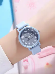 New Exam-Ready Children Quartz Watch Women High-Aesthetic Trendy Wristwatch Student Unique Forest Style Vintage Quartz Watch