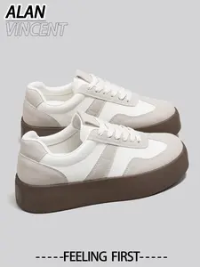 New Thick Sole Women's Sport Shoes, Casual Walking Shoes, Comfortable Fashion Sneakers, Suitable for Daily Wear and Outdoor Activities, Trendy Sneakers, Thick Soled Sneakers