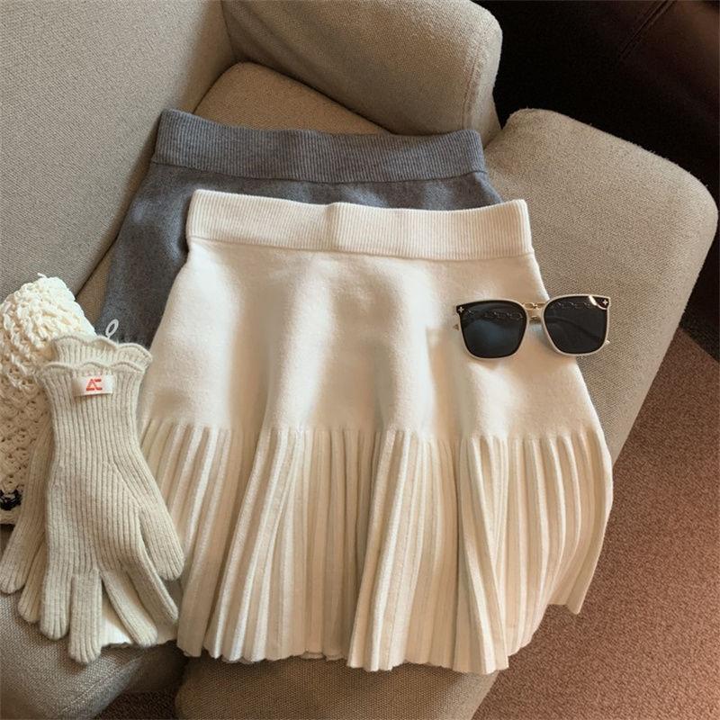 Pleated Mini Skirt