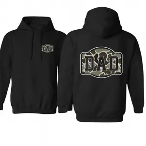 Camo Dad Hoodie, Hunting Dad Sweatshirt, Father’s Day Gift For Dad, Outdoor Hunter Camo Pullover, Country Style Dad Hoodie, Gift For Outdoorsman Father. Unisex - Menswear, Streetwear. Men's Tops