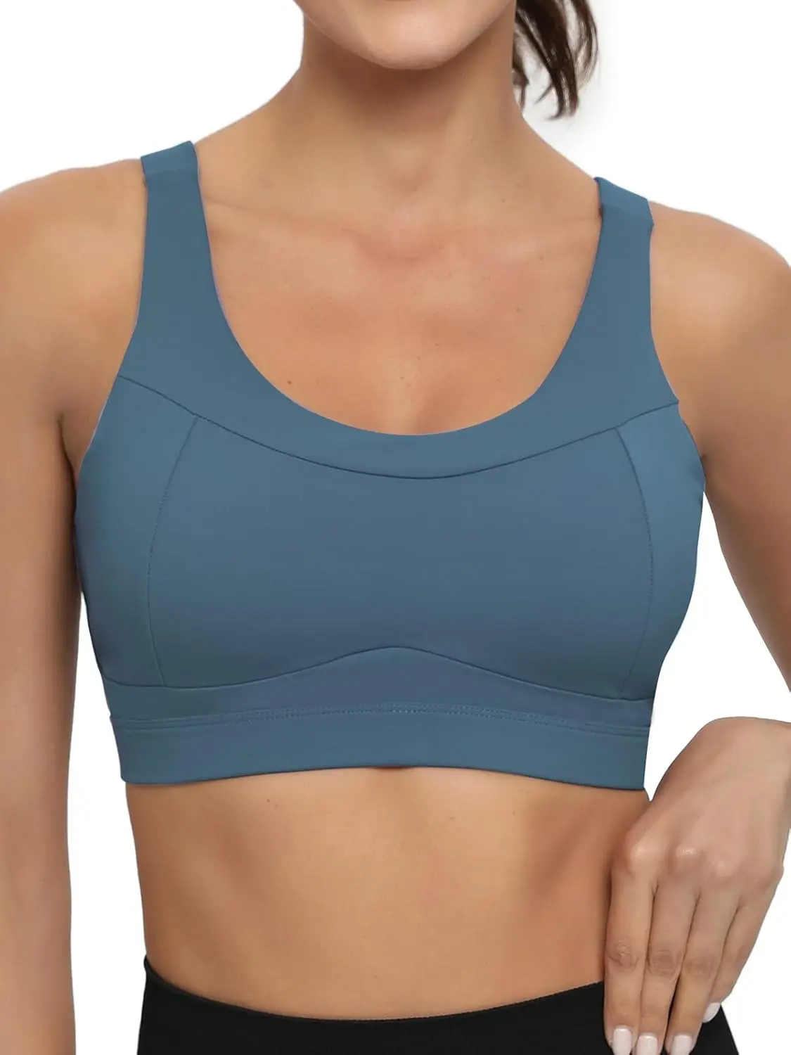 Women's Racerback Push-Up Longline Sports Bra, Womenswear Bralette