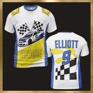 9 NASCAR Racing T-Shirt – Perfect Gift for Fans of Stock Car Racing, Motorsports Lovers, and Chase Elliott Supporters!