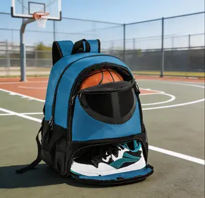 No more mixing dirty laundry! 30L Commute Sports Backpack – Independent Shoe Compartment + Dry/Wet Separation, Breathable and Lightweight for Basketball/Workout
