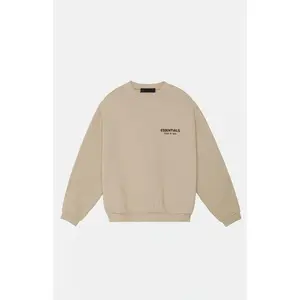 Fear of God ESSENTIALS Men's Desert Sand Fleece Crew Neck Sweatshirt