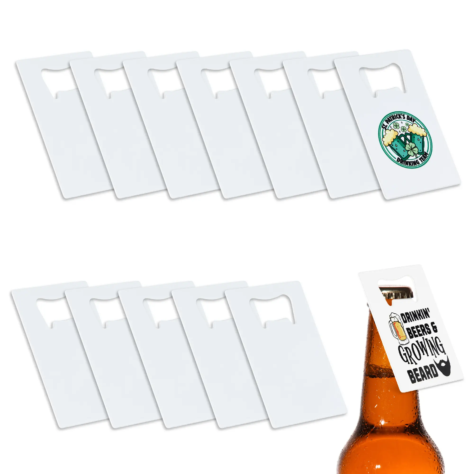 Makerflo Stainless Steel Bottle Opener, Ideal for Sublimation