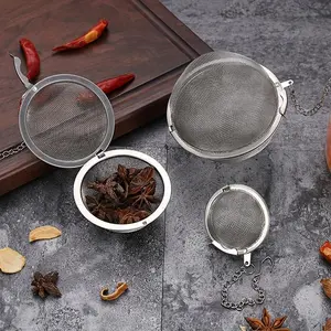 1-Pack Stainless Steel Seasoning Bag, Marinade Bag, Spice Bag, Soup and Stew Hot Pot Separating Filter Ball
