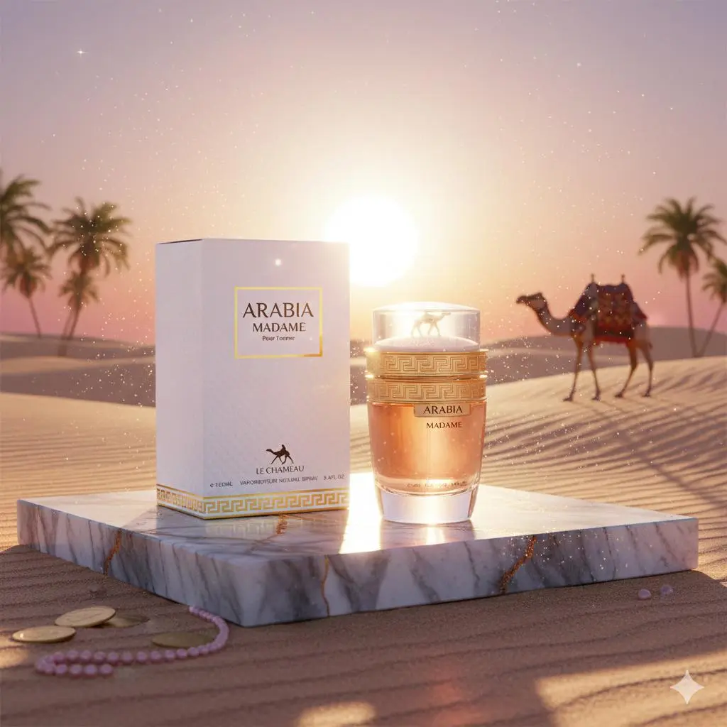 Le Chemeau Arabia Madame EAU de Parfum 3.4oz 100ml - Sophisticated Floral Oriental Scent for Modern Women