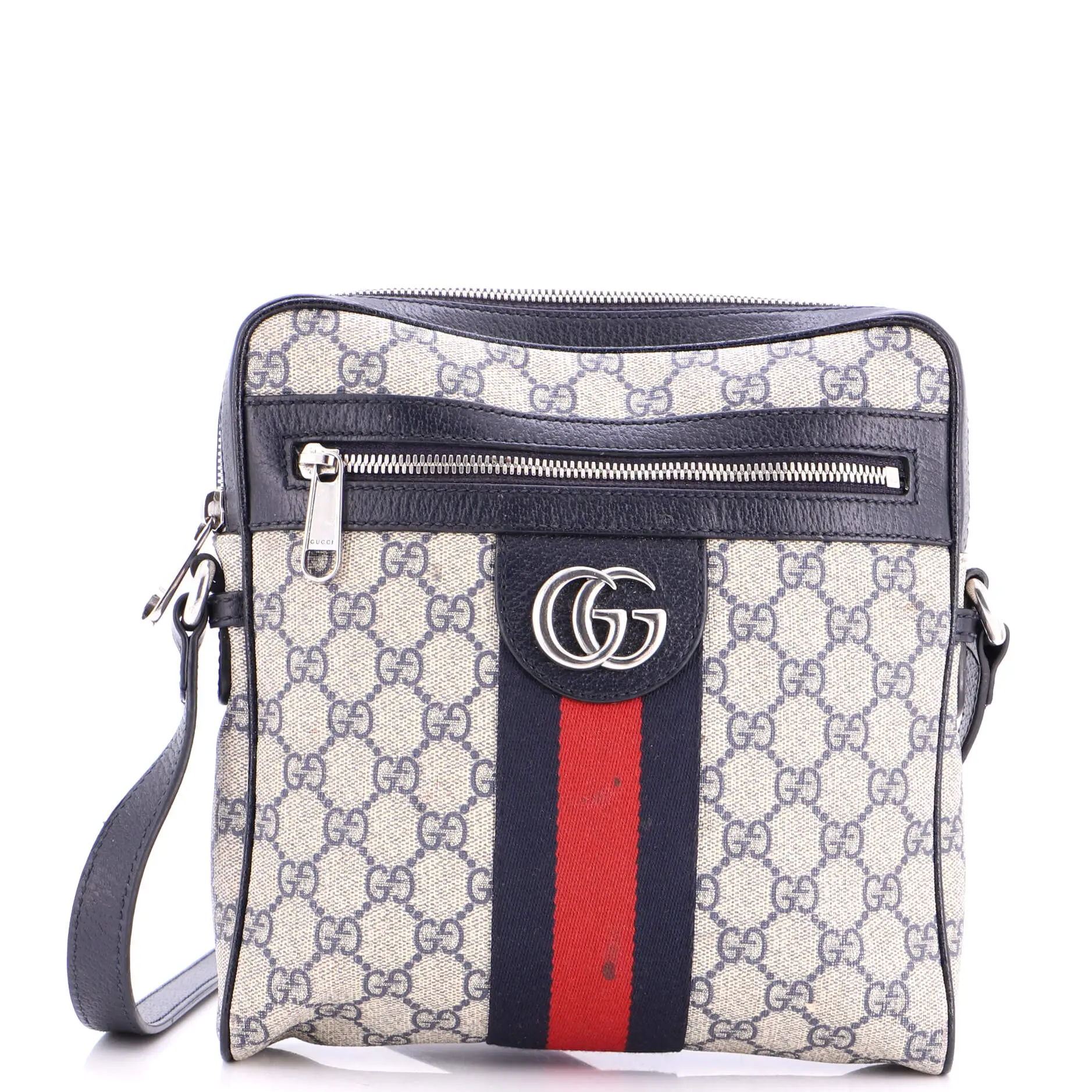 Pre-owned GUCCI material Messenger Bags Ophidia Messenger Bag GG Coated Canvas Small by Rebag