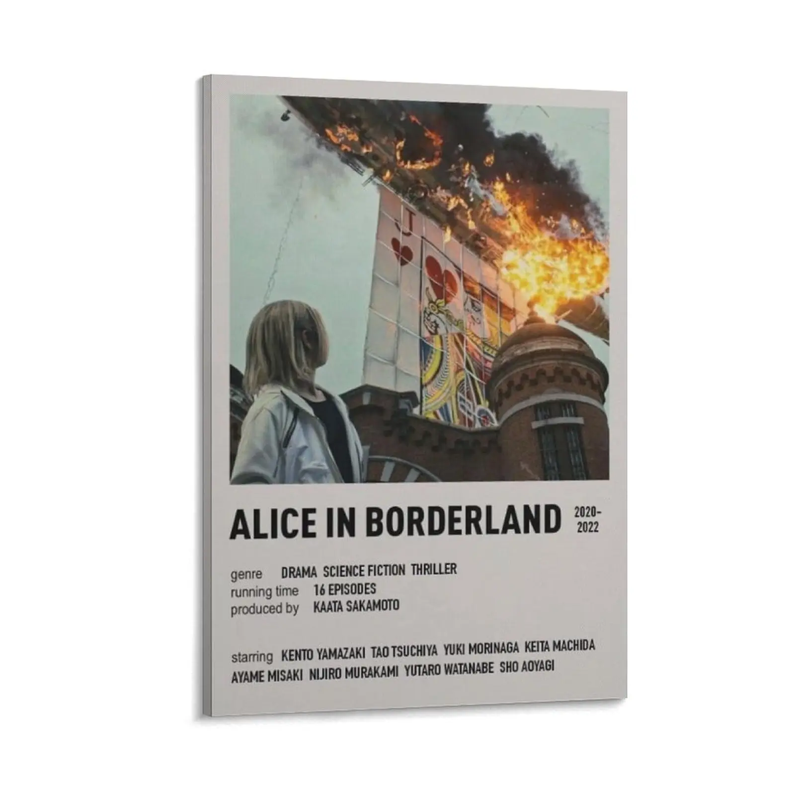 Alice in Borderland Show Canvas Poster Print, Home Decor Painting for Bedroom, Bar Decoration Gift