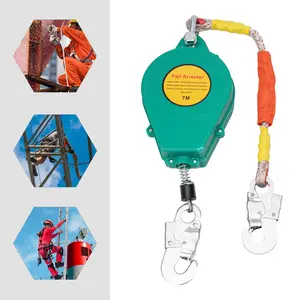 Self Retracting Lifeline - 23ft Cable, 330lb Capacity, Double Braking System for Safety