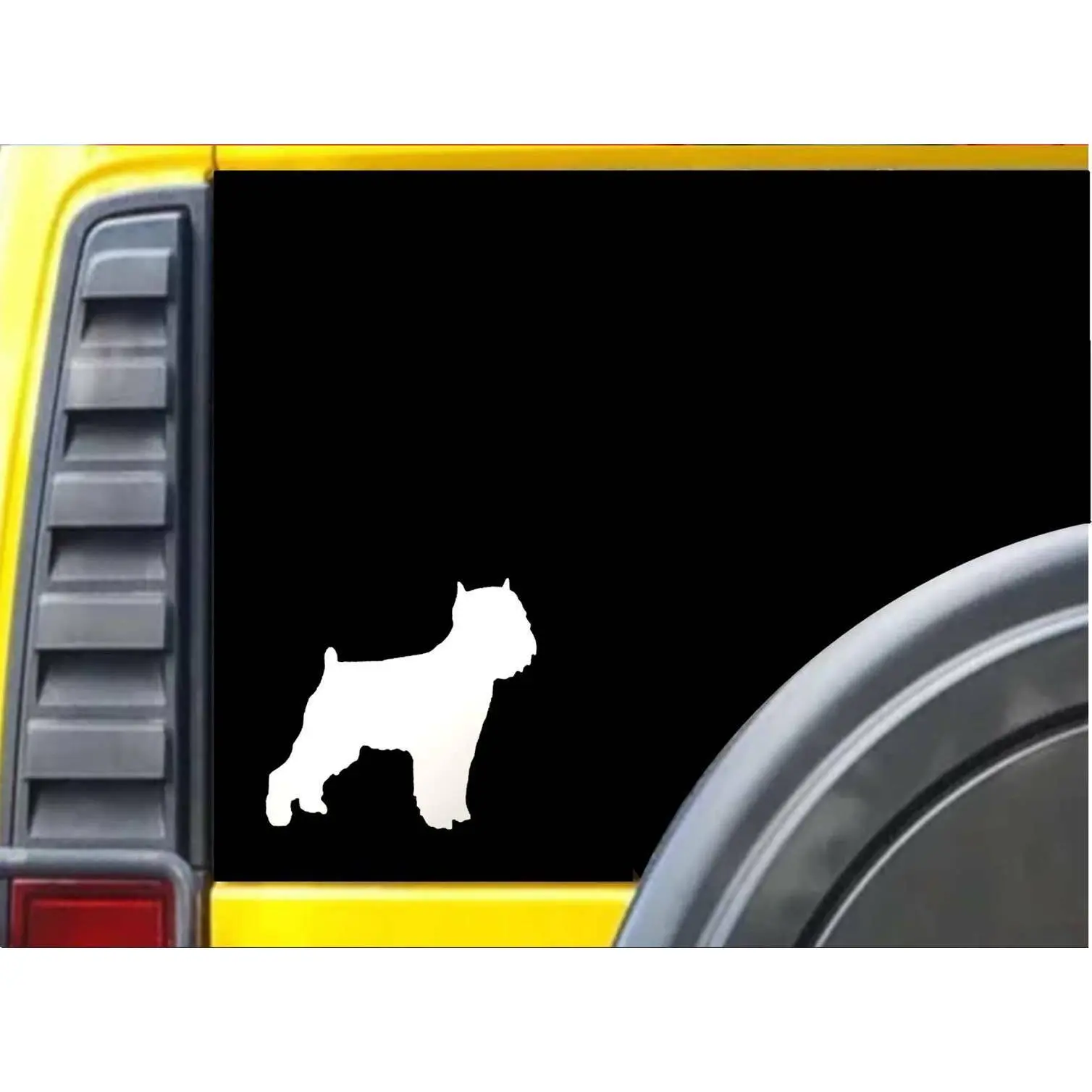 Affenpinscher K995 6" vinyl sticker dog decal