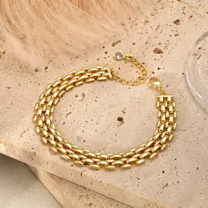 Chunky Bracelets For Women Adjustable Fashion Waterproof Bracelet Suitable For Party, Daily, Fashionable Women'S Birthday Gifts, Back To School Gifts For Boys And Girls, Hypoallergenic waterproof bracelet