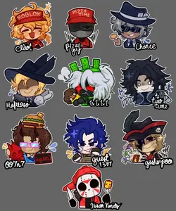 Forsaken Keychain Acrylic Charms, Kawaii Bag Accessory, Cool Collectible Gift for Fans
