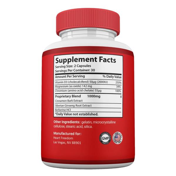 Heart Freedom Capsules, Heart Freedom Pills Circulation & Blood Support (2 pack)