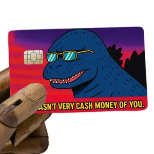 That Wasn't Very Money of You Credit Card Cover - Funny Meme Vinyl Sticker Design with Playful Text & Protective Function for Credit Card Holders