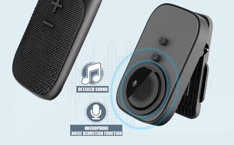Wearable Bluetooth Speaker with IPX5 Waterproof, Magnetic Clip-on Outdoor Portable Bluetooth Speakers, Built-in Mic for Hands-Free Music and Calls Wearable Bluetooth Speaker with IPX5 Waterproof, Magnetic Clip-on Outdoor Portable Bluetooth Speakers, Built-in Mic for Hands-Free Music and Calls