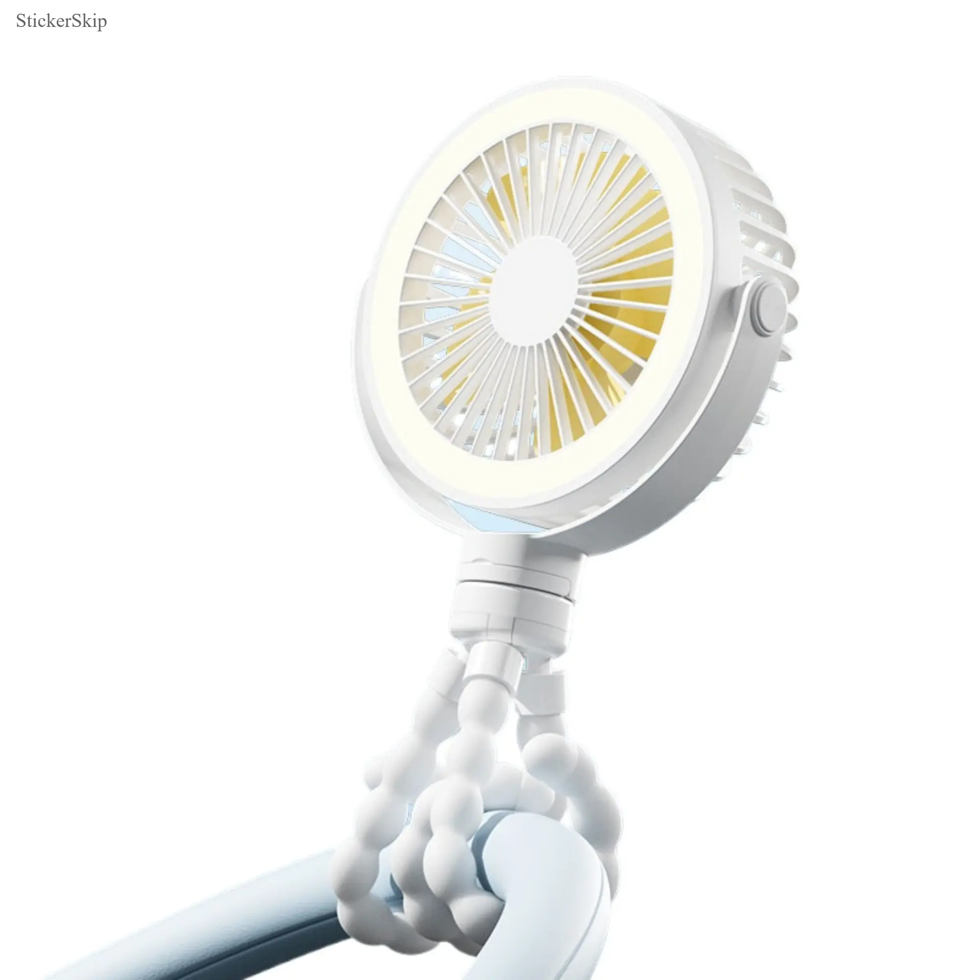 2026 New Mini Portable Handheld Cooling Fan, 1200mAh USB Rechargeable Battery with 3 Adjustable Wind Speeds, Compact Lightweight Personal Fan, Perfect for Baby Stroller, Travel, Outdoor Activities, Camping & Daily On-the-Go Use