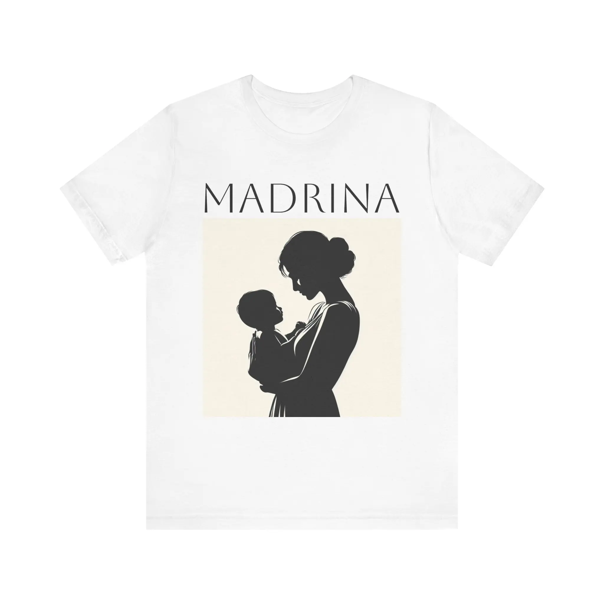Madrina Motherhood Tee | Unisex Jersey Short Sleeve Shirt, Gift for Moms, Baby Shower T-Shirt, Maternity Wear, Family Celebration Apparel, Santeria, Lukumi, Santo, Orisha