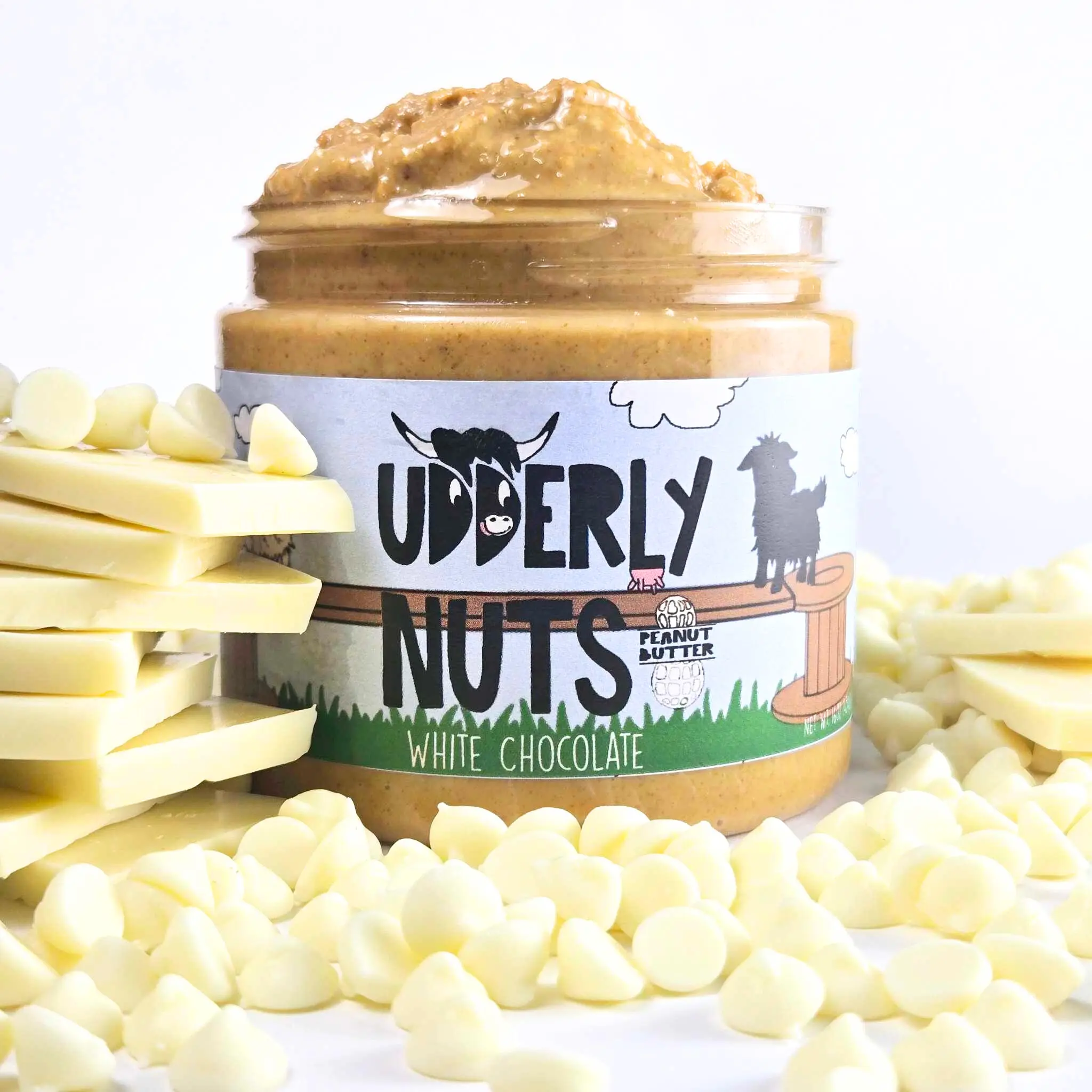 White Chocolate Peanut Butter by Udderly Nuts
