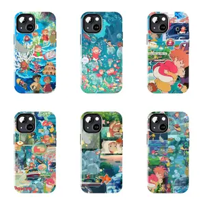 Ponyo & Sosuke Underwater Phone Case Suitable for iPhone 17-11 Pro Max/Plus and  Samsung Galaxy S23-25